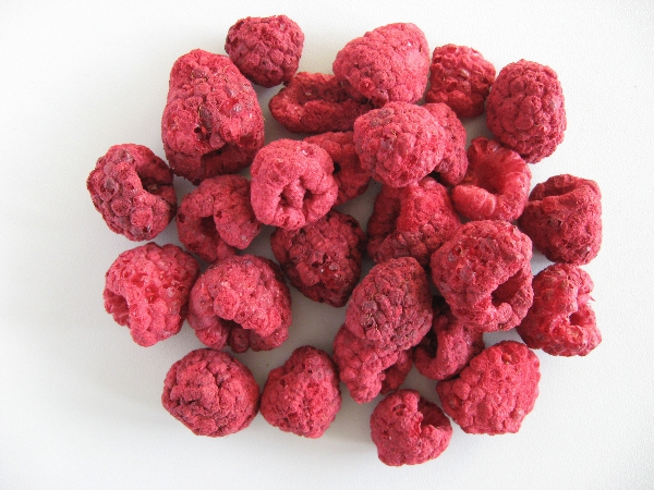 Himbeeren gefriergetrocknet