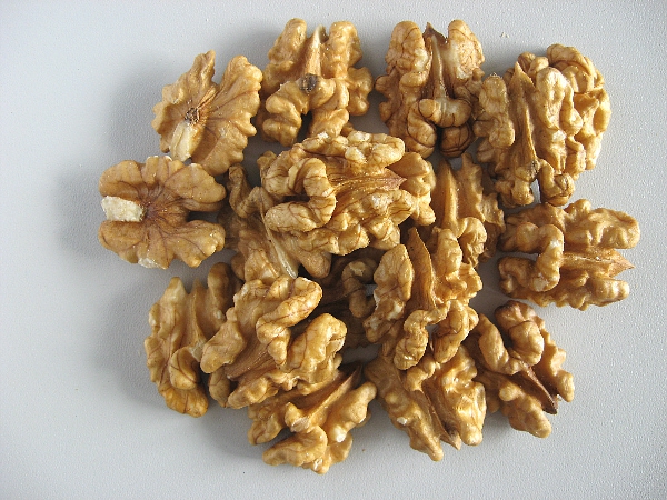 Walnusskerne halbiert